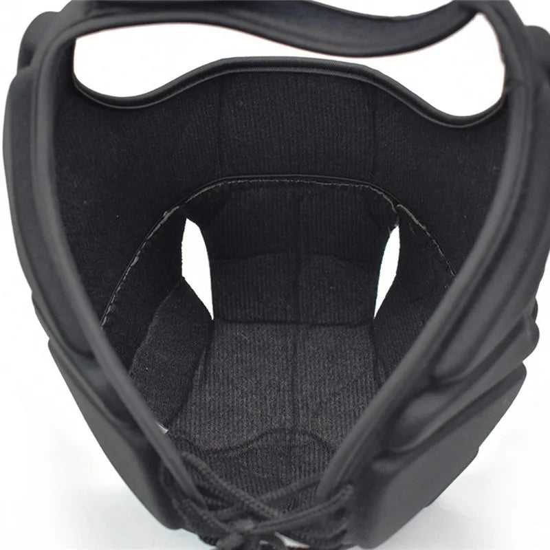 Profession Football Soccer Baseball Goalkeeper Helmet Sports Rugby Scrum Cap Head Guard Goalie Roller Hat Fiber Head Protector