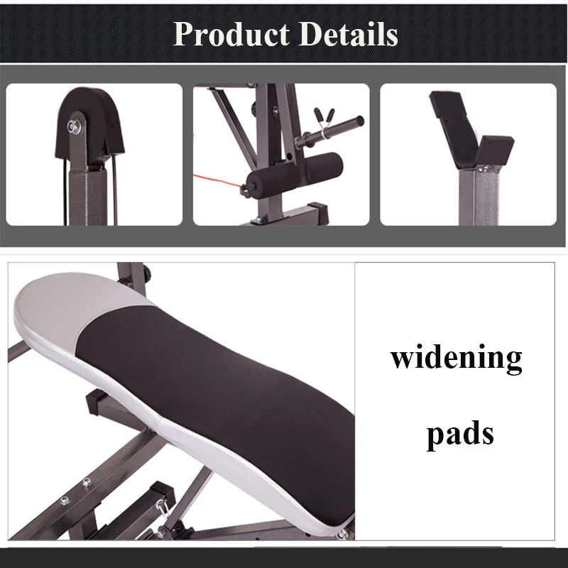 Squat Strength Training Weight Machine Multifunctional Fitness Equipment Bench Press Rack Weight Lifting Bed