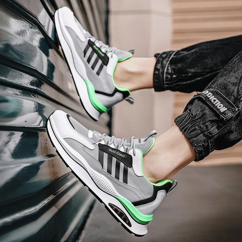 Popular Men's Shoes Breathable Comfortable Wear-resistant Sneakers Outdoor Jogging Shoes Are Casual Durable Soft Training Shoes