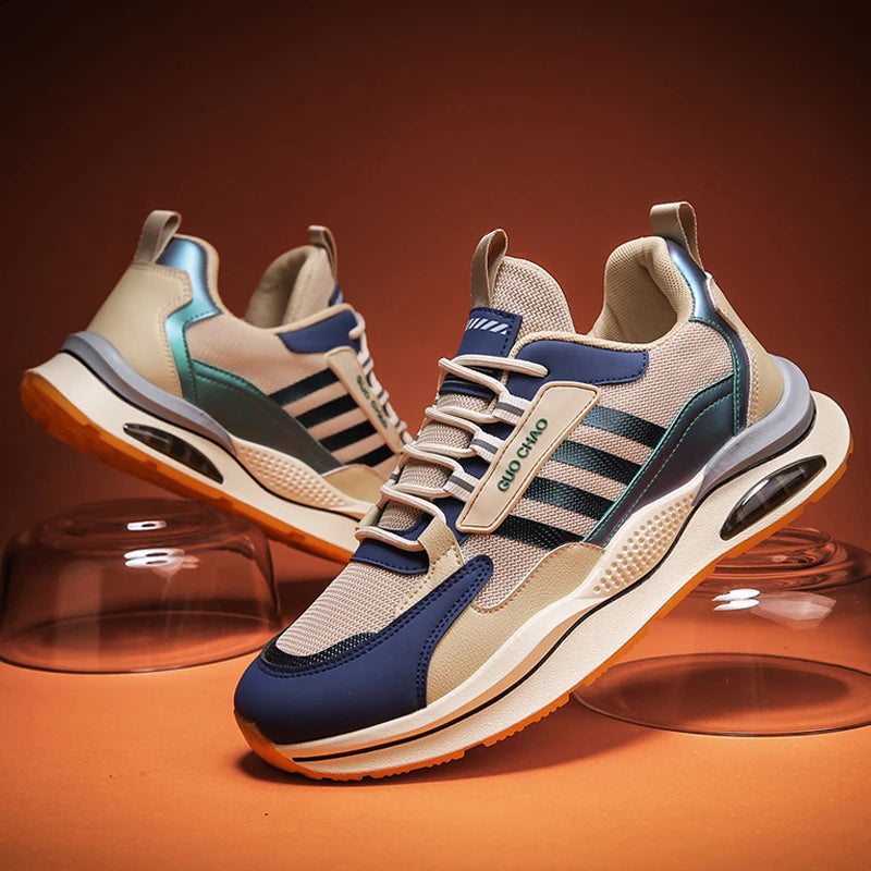 Popular Men's Shoes Breathable Comfortable Wear-resistant Sneakers Outdoor Jogging Shoes Are Casual Durable Soft Training Shoes