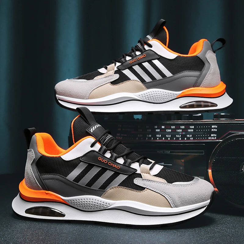 Popular Men's Shoes Breathable Comfortable Wear-resistant Sneakers Outdoor Jogging Shoes Are Casual Durable Soft Training Shoes
