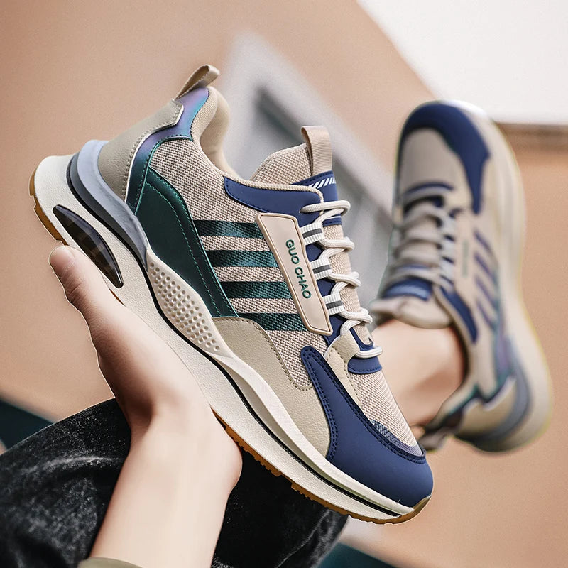 Popular Men's Shoes Breathable Comfortable Wear-resistant Sneakers Outdoor Jogging Shoes Are Casual Durable Soft Training Shoes
