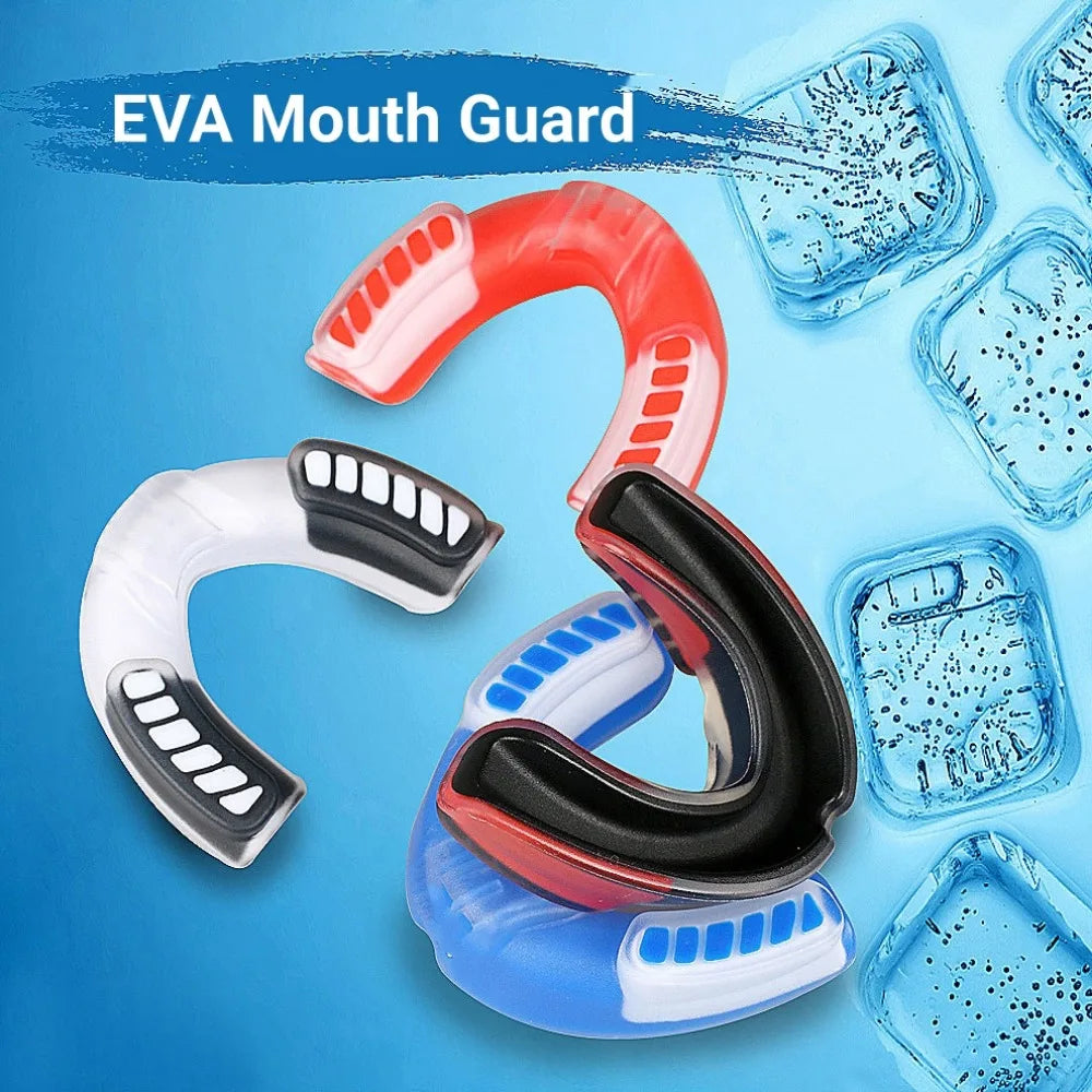 Professional Muay Thai Tooth Protection EVA Boxing Mouthguard Sports Teeth Braces Box Taekwondo Sanda Rugby MMA Mouth Guard