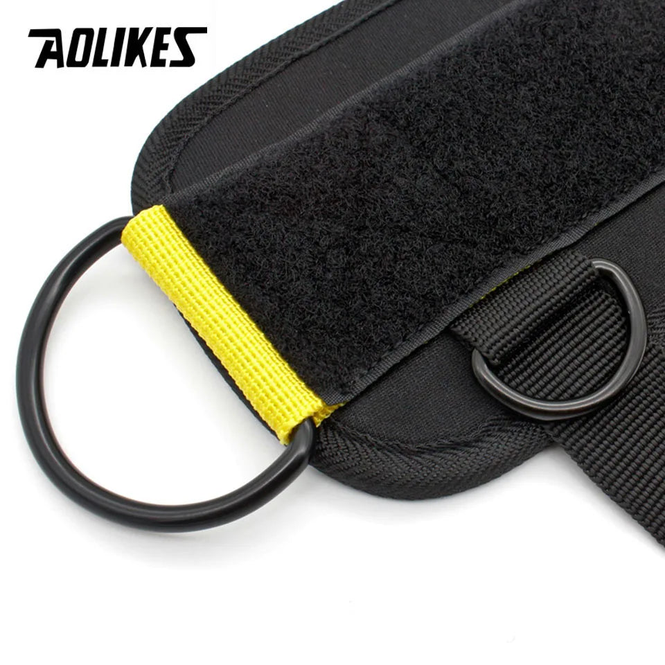 AOLIKES 1PCS Adjustable Ankle Straps for Cable Machines Weight Lifting Fitness Ankle Cuffs Booty Building Workout Trainer Gym