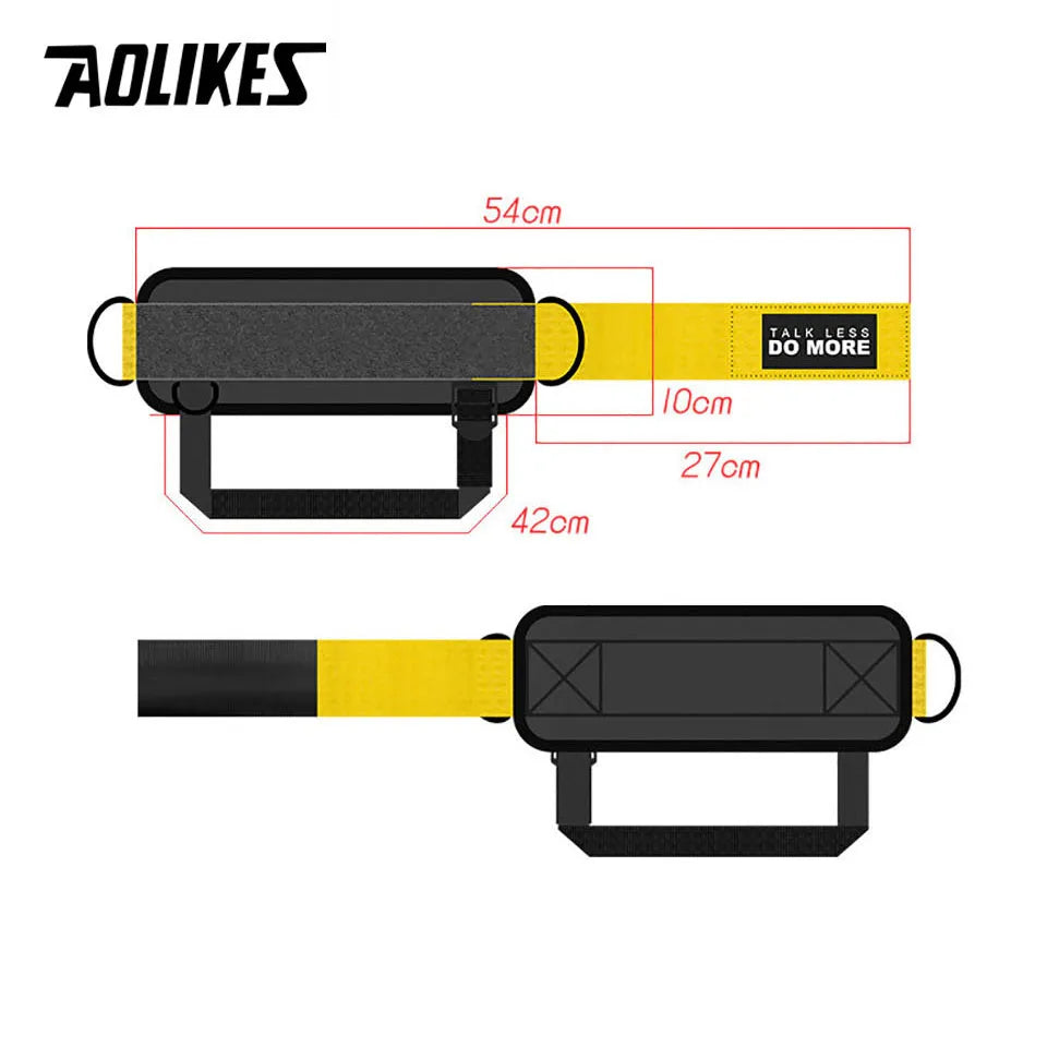 AOLIKES 1PCS Adjustable Ankle Straps for Cable Machines Weight Lifting Fitness Ankle Cuffs Booty Building Workout Trainer Gym