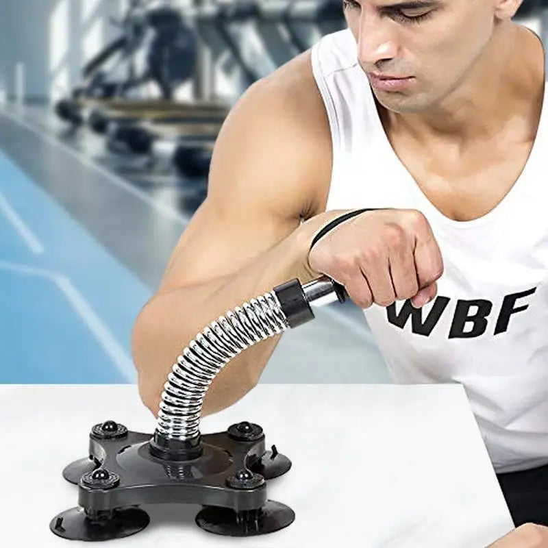 Arm Wrestling Training Equipment Wrist Muscle Builder Forearm Training Machine With Anti-Slip Handle And 4 Stable Suction Cups