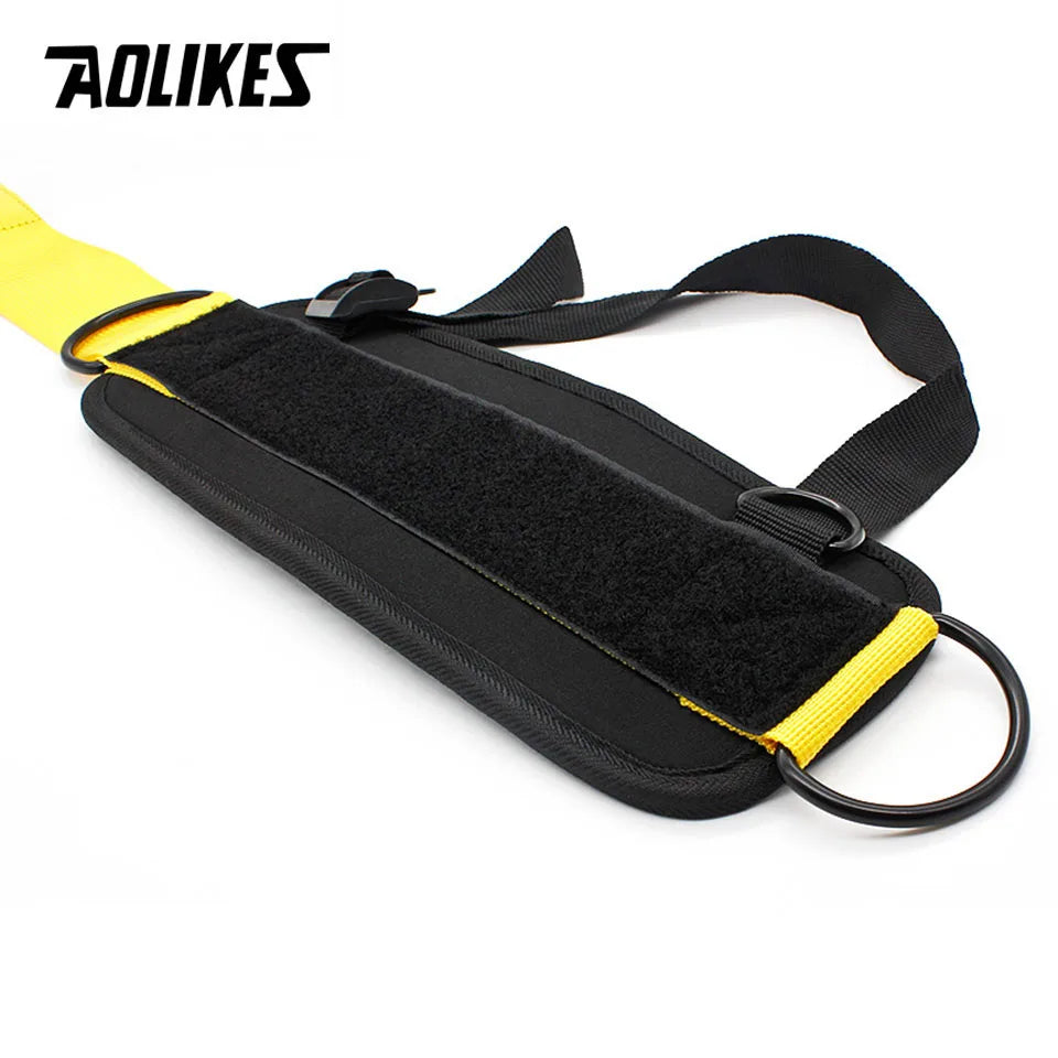 AOLIKES 1PCS Adjustable Ankle Straps for Cable Machines Weight Lifting Fitness Ankle Cuffs Booty Building Workout Trainer Gym