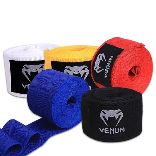 2Pcs Boxing Bandage Cotton Soft Bandage Sanda Muay Thai Karate Sports Fist Bandage Fitness Hand Protector Wrist Wrap Handband