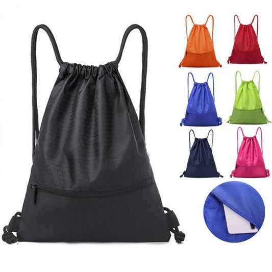 2024 New Outdoor Sport Storage Bag Thick Rope Ball Bag Gym Large Capacity Nylon Waterproof Zipper Backpack Fitness Men Bag