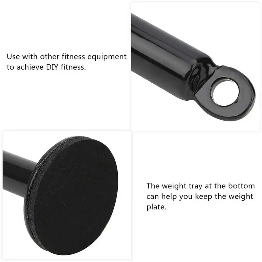 Gym Loading Pin Stainless Steel Fitness Pulley Cable System Attachment Dumbbell Rack Barbell Slice Support Frame For Weight Lift